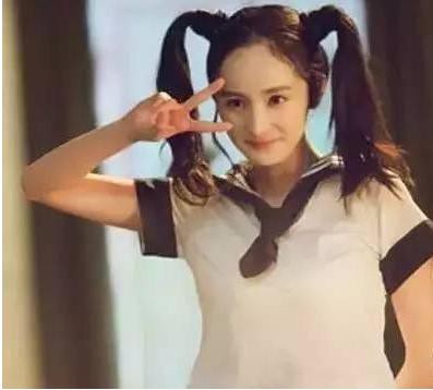 最美双马尾女神排行榜？杨幂baby倒数，第一却是她