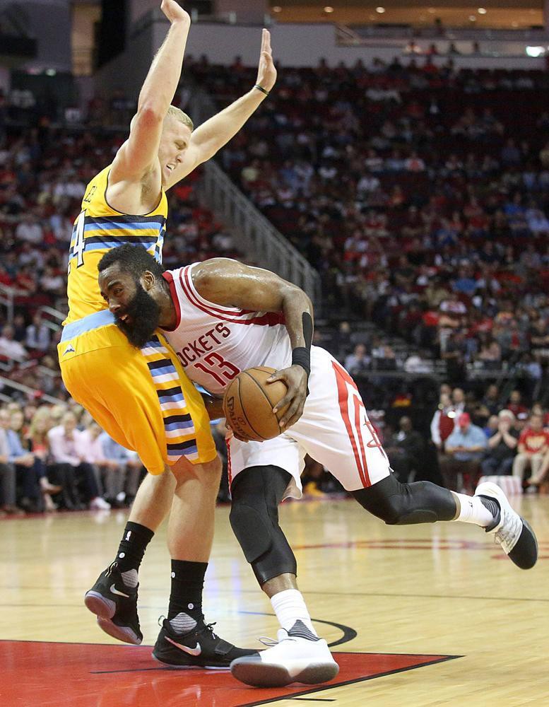 哈登一数据等于威少和詹姆斯总和 展现MVP统