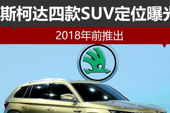 斯柯达四款SUV定位曝光 2018年前推出