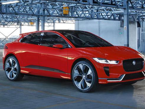 昂扬向上的一抹大红，捷豹I—Pace EV