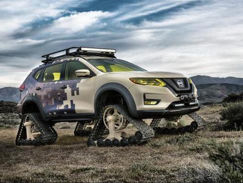 日本推出履带式越野概念车，这是用坦克的腿在跑