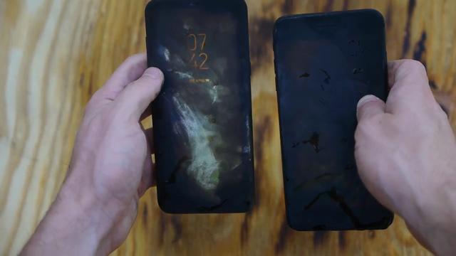 大火狂烧三星S8和iPhone 7 Plus