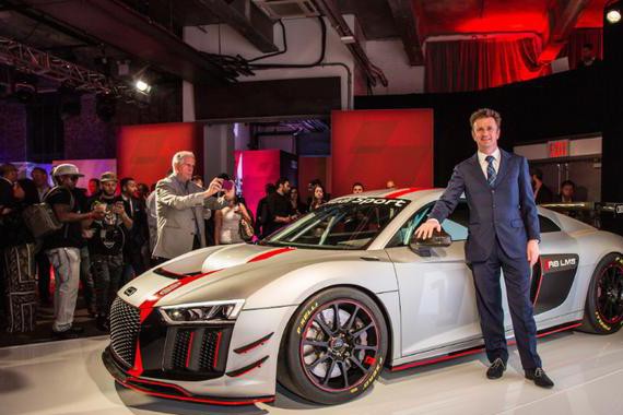 奥迪 Sport 纽约车展 展出全新R8 LMS GT4赛车