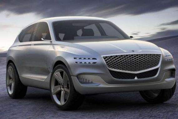 现代捷恩斯首款LSUV，GV80 Concept现身纽约车展