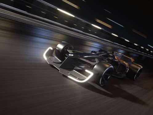 2017上海车展 雷诺推出未来F1概念赛车