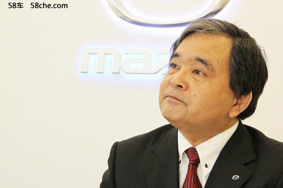 上海车展 群访马自达(中国)渡部宣彦