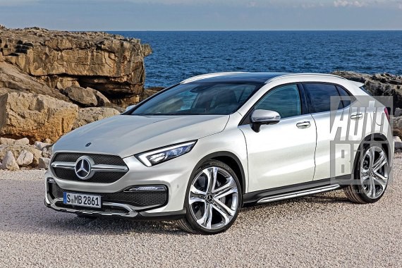 造型个性 奔驰新一代GLA假想图曝光