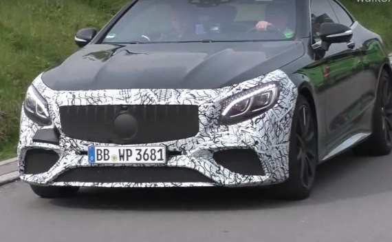 造型更运动 新款AMG S 63 Coupe谍照