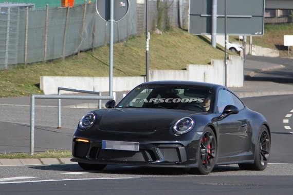 取消后扰流板 疑似保时捷911特别版谍照