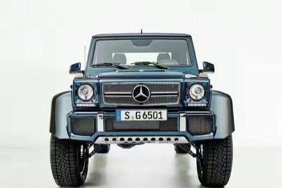 太帅气了，蓝色奔驰G650！