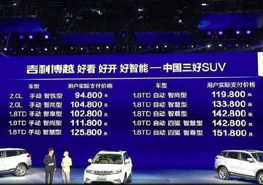 近1.7吨的SUV 吉利支柱车型 测得百公里油耗7.9升
