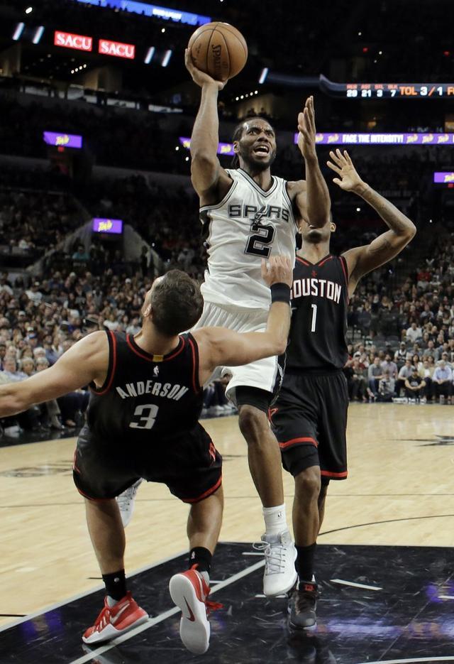 历史第一人!马刺伦纳德3次得分30+ 真实命中率