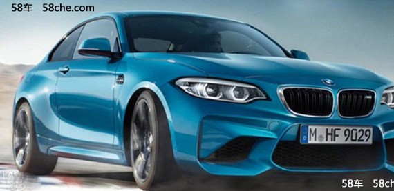 宝马新款M2官图曝光 搭自适应全LED大灯