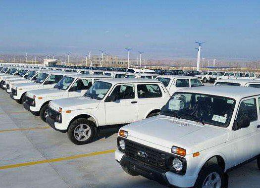 俄罗斯首款suv入华, 上千台集体停放, 气势磅礴