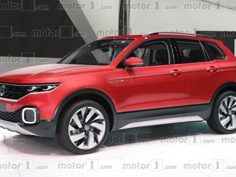 锐气中带着越野风格 大众T-Cross效果图