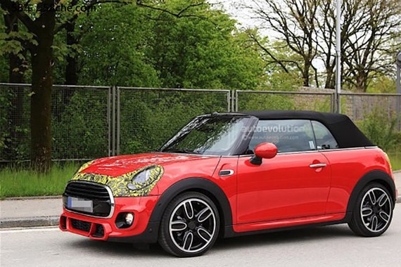 曝新款MINI COOPER S谍照 升级动力系统