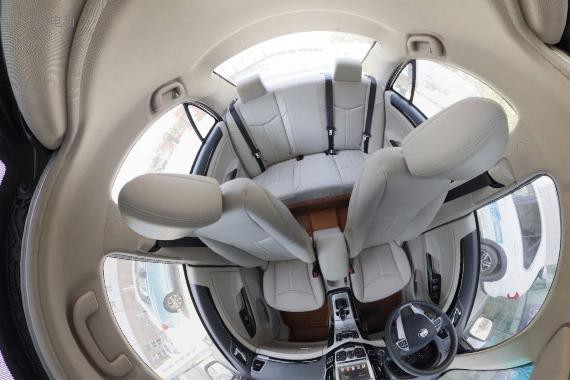 VR试 | 内饰升级加入液晶中控屏 比亚迪e5全景内饰