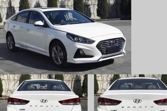 车身尺寸略有缩小 新款索纳塔九申报图