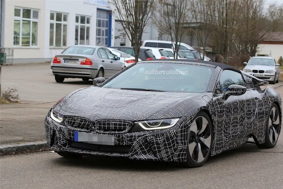 或406马力 宝马i8 Spyder量产版新谍照