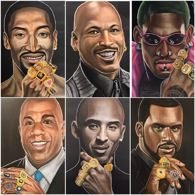nba指环王漫画图:混进两个后起之秀