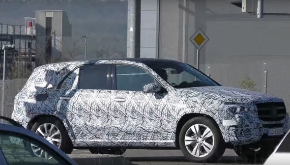 全新奔驰GLE测试谍照曝光 获新平台打造