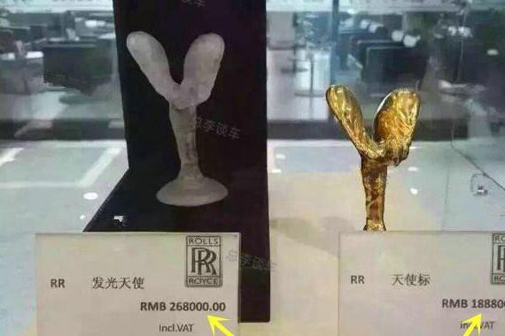 劳斯莱斯车标价值26.8万，没人能偷走，原来有机关