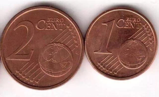 意大利将不再使用1欧分和2欧分硬币