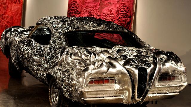 一辆老爷车与3D打印的怪诞“碰撞”！