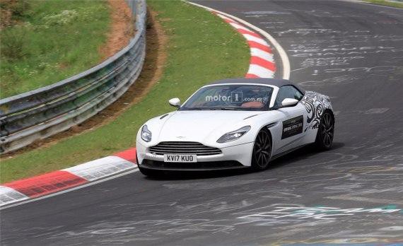 阿斯顿马丁最美车型DB11Volante，最大功率608马力