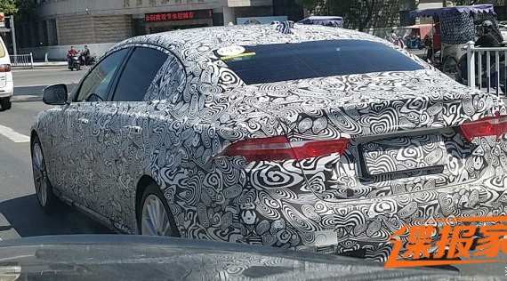 年内上市/加长120mm 曝捷豹XEL国内谍照