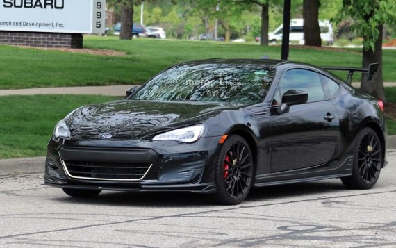 配大尺寸扰流板 曝斯巴鲁BRZ新车型谍照
