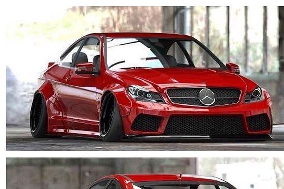 你买的是一辆假奔驰？LB宽体加持又有新作品！