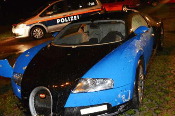 布加迪车主高速行驶出意外, 最后含泪超低价拍卖爱车