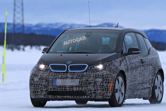 于法兰克福车展亮相 曝新款宝马i3谍照