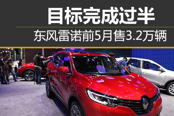 东风雷诺前5月售3.2万辆 目标完成过半
