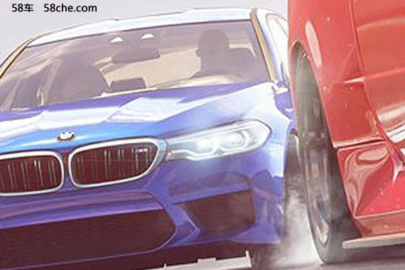 宝马全新M5前脸造型谍照曝光 或9月亮相