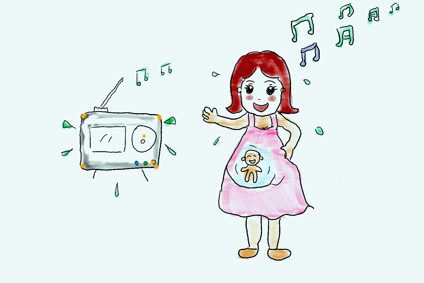 其实孕妈你的心情,能够左右肚子里宝宝的心情