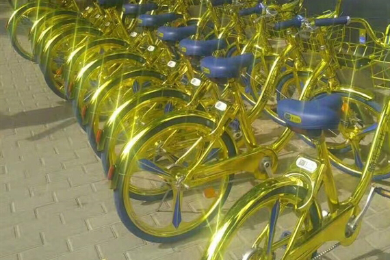 留给共享单车的颜色不多了？土豪金表示不服