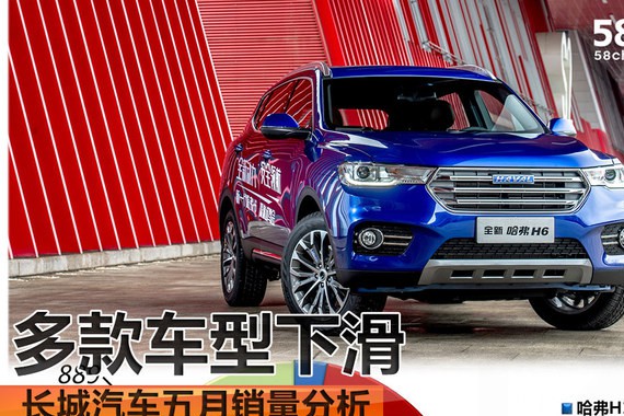 长城汽车五月销量分析 多款车型销量下滑