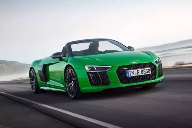 奥迪终极敞篷猛兽,610匹马力R8 Spyder V10 Plus现身!