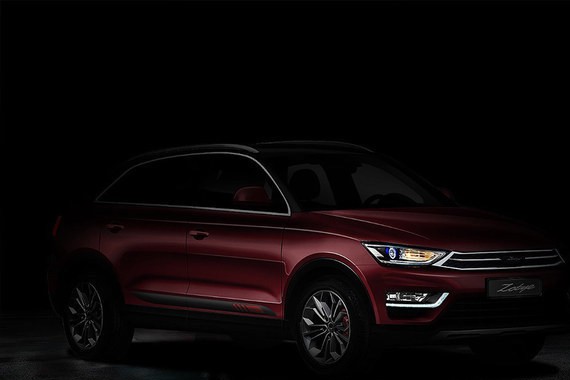 新款众泰SR7预告图曝光 换全新样式LOGO