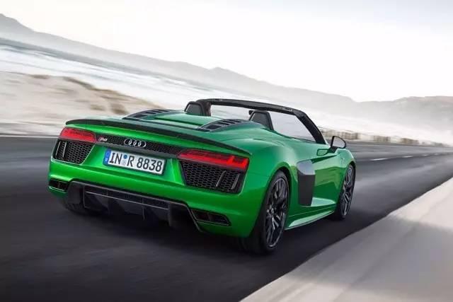 奥迪终极敞篷猛兽,610匹马力R8 Spyder V10 Plus现身!
