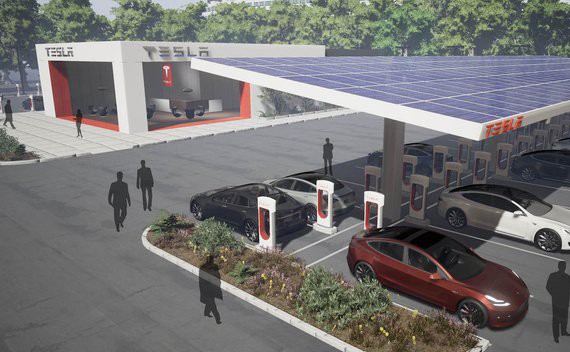 特斯拉主动出击 欲同车企分享超级充电站
