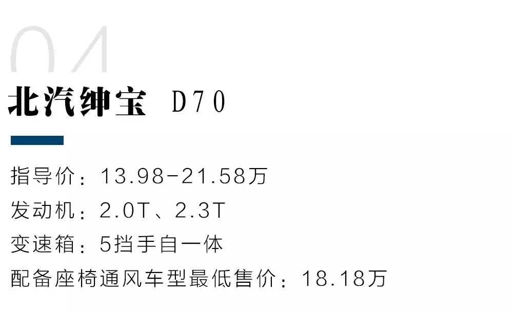 16.95万起，最便宜的带“座椅通风”的轿车都在这