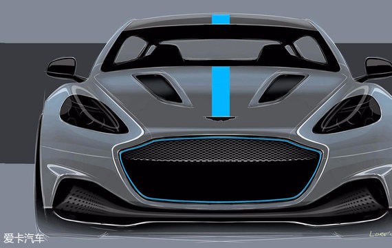 2019年投产 阿斯顿·马丁RapidE设计图