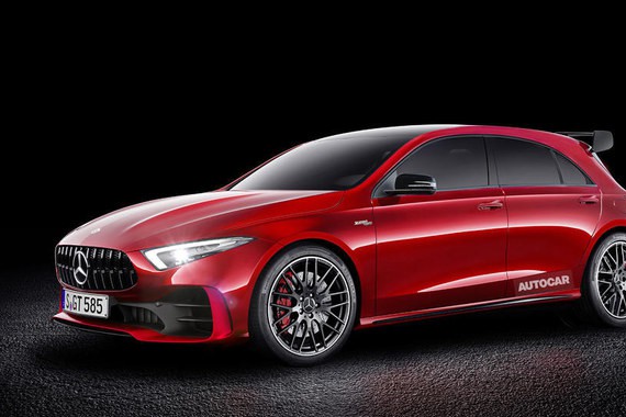 曝梅赛德斯-AMG A 45假想图 增混动车型