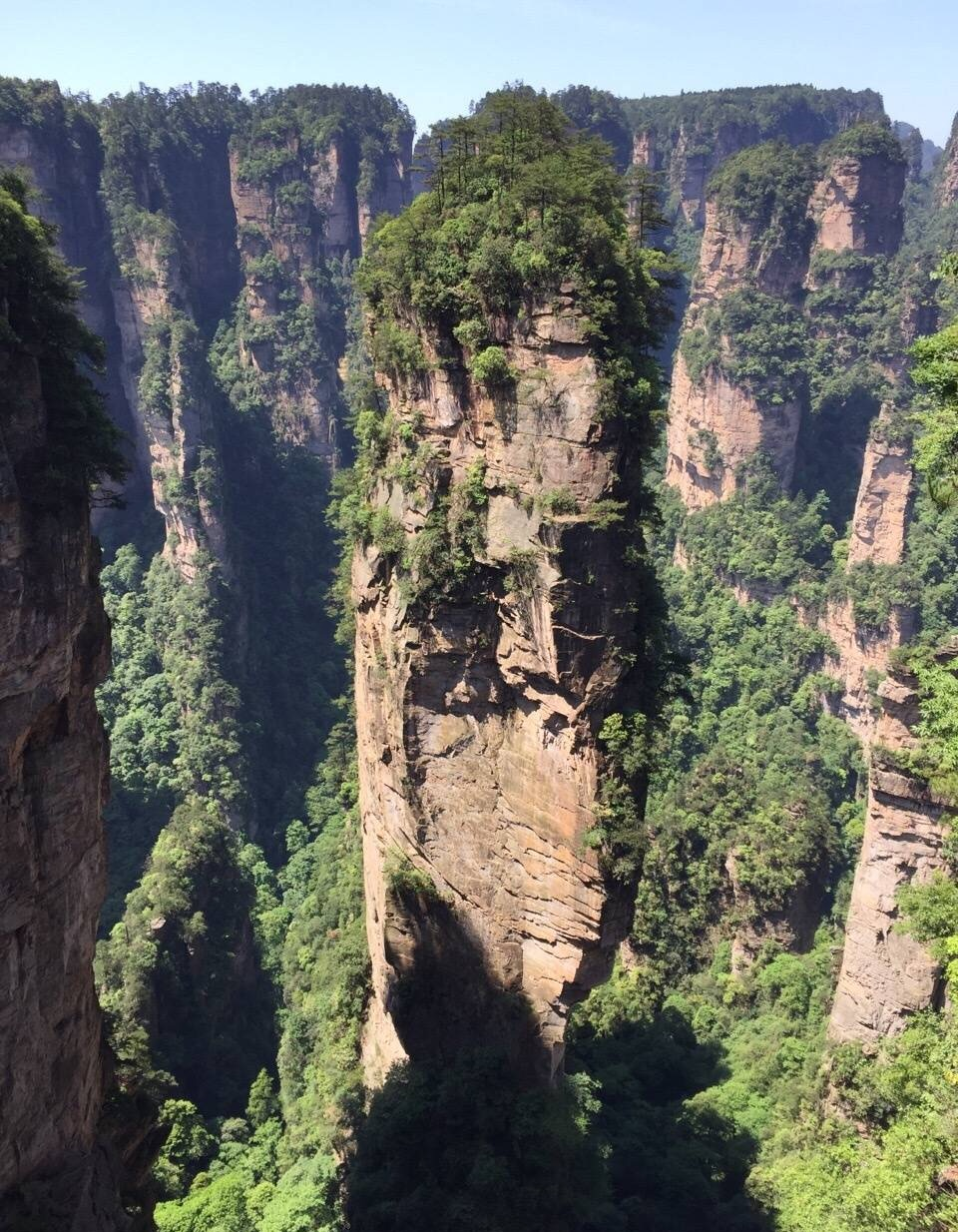 父亲节，在张家界百龙天梯送了老爸一份独家记忆