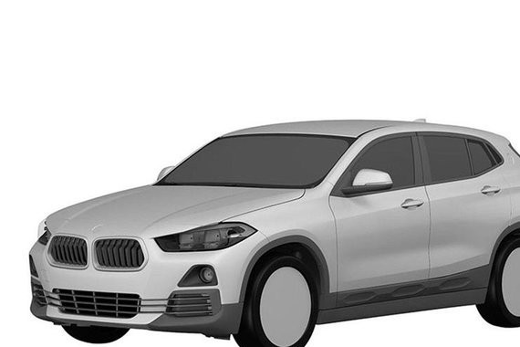 宝马X2量产版专利申报图 法兰克福首发