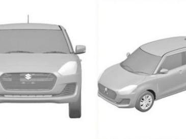 与海外版造型相同　铃木新雨燕专利图曝光