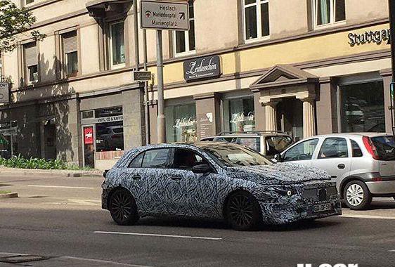 读者德国拍摄到奔驰A级测试车，独家把照片给了我